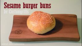طرز پختن نان همبرگر بدجوری راحت How to make Burger buns  ا HD