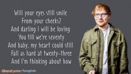 Ed Sheeran  Thinking Out Loud Lyrics