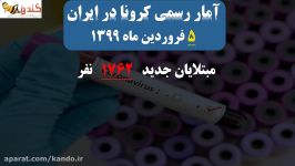 آمار کرونا سه شنبه 5 فروردین 99