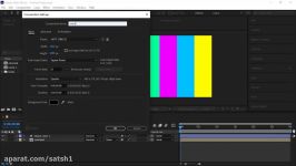 آموزش افترافکت  تغییر رنگ در کامپوزیشن اکسپرشن ساده 