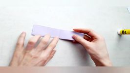 درست کردن قلب کاغذ Origami Herz basteln mit Papier