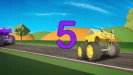 Counting Monster Trucks   Learn With Gecko   Learn to Count 1 to 10