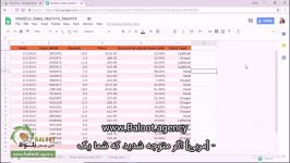 آموزش گوگل شیت Google Sheets قسمت 7 9