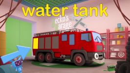 Learn Fire Truck Parts with Fiona The Fire Truck   Geckos Garage