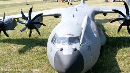 STUNNING RC AIRBUS A400M GIGANTIC SCALE MODEL AIRLINER FLIGHT DEMONSTRATION