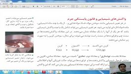 آموزش معادلات شیمیایی قانون پایستگی جرم