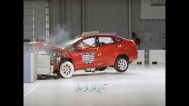 تست تصادف Ford Fiesta sedan