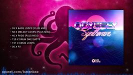 دموی مجموعه سمپل لوپ سبک سینت ویو Black Octopus Sound Odyssey Synthwave