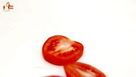 ویژه شب یلدا  آموزش میوه آرایی تزیین گوجه فرنگی سالاد فوق العاده زیبا128