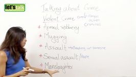 آموزش لغات پیشرفته زبان انگلیسی لغات مربوط به Crime