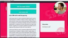 آموزش Css در 30 روز Sticky Sidebar روز پانزدهم زونپ آموزش