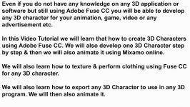 آموزش نحوه ساخت کاراکتر 3D در Adobe Fuse CC