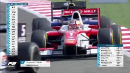 پیروزی فوق العاده چارلز لکلرک در مسابقه فرمول 2 بحرین 2017