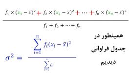 آمار احتمال  روش تکمیلی محاسبه واریانس