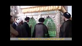 حضور حضرت آیت الله میلانی بر سر مزار علامه مجلسی