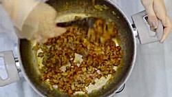 طرز تهیه بادمجان بقچه ای بقچه بادمجان یک استارتر شیک خوشمزه  Persian Eggpla