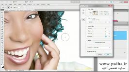 آموزش فتوشاپ جدا کردن تار مو بک گراند