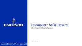 آموزش نصب راه اندازی ترانسمیتر رزمونت مدل Rosemount 5408