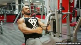 تمرینات سینه پشت Lazar Angelov