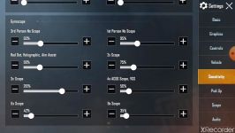 تنظیمات پابجی pubg موبایل...گرافیک.. حساسیت اسلحه
