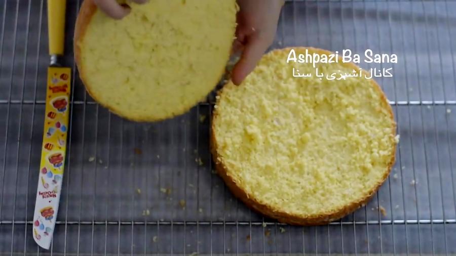 طرز تهیه کیک اسفنجی پایه مخصوص تزیین خامه کشی برای انواع کیک تولد مجالس Spo