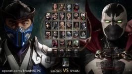 گیم پلی بازی Mortal Kombat 11 نبرد Spawn Sub Zero