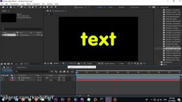 آموزش ساخت متن متحرک در افترافکت