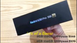 جعبه گشایی نگاهی به موبایل Xiaomi Redmi K30 Pro Zoom