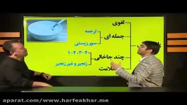 نمونه تدریس استثنایی هفت الگوی حرف آخر قسمت اول ماست 