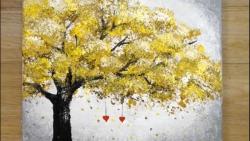 تکنیک های نقاشی آلومینیوم نحوه جلب قلب های آویزان بر روی درخت
