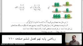 ریاضی پایه نهم فصل ششم صفحه ۱۱۰