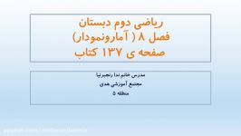 آموزش صفحه 137 کتاب ریاضی دوم دبستان، خانم رنجبرنيا، مجتمع هدی، منطقه 5