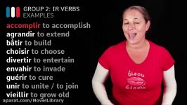 Lesson 44. Group 2 Regular French Verbs endi in IR Present Tense