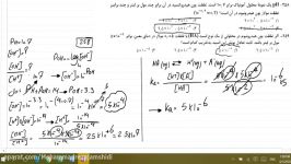 آموزش حل مسئله اسیدباز کنکور خارج تجربی۹۸ مهندس محمدرضا جمشیدی