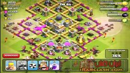 استراتژی حمله بربر دارگون در clash of clans