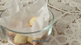 آموزش پختن طرز تهیه شیرینی نارگیلی Cocount cookies  Shirini nargili