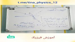 آموزش فیزیک ۱۲تجربی مبحث ضریب شکست، تینا شریفی