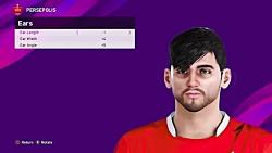 آموزش ساخت فیس مهدی ترابی در Pes2020