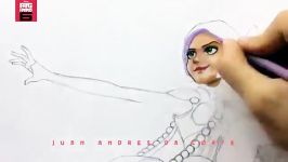 نقاشی حرفه ای هانی لمونشخصیت انیمشنBig Hero 6