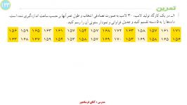 حل تمرینات صفحه 123 ریاضی هشتم  مبحث دسته بندی اعداد