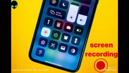 اموزش فیلم گرفتن صفحه موبایل یا گوشی ایفونscreen recording