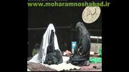 فیلم غریبانه ترین تعزیه حضرت زهرا اجرا شهر نوش آباد