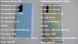 Samsung Galaxy S20 vs Note 10 Plus SpeedTest and Camera Comparison