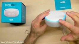 جعبه گشایی Amazone Echo Dot اکو دات