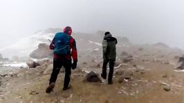 صعود زمستانه قله الوند همدان