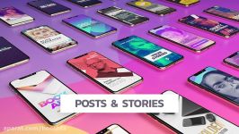 مجموعه 400 پروژه آماده افترافکت استوری اینستاگرام Instagram Stories v2.6
