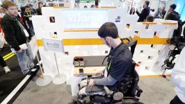 نمایش استفاده پاهای رباتیک برای معلولین در نمایشگاه CES 2018