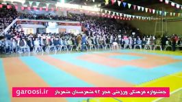 جشنواره ورزشی فرهنگی ورزشی فجر 93 شهرستان شهریار