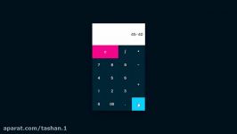 ♦️طراحی ماشین حساب htmlcssjavascript