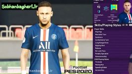 تغییرات فیس نیمار PES 2012 تا PES 2020